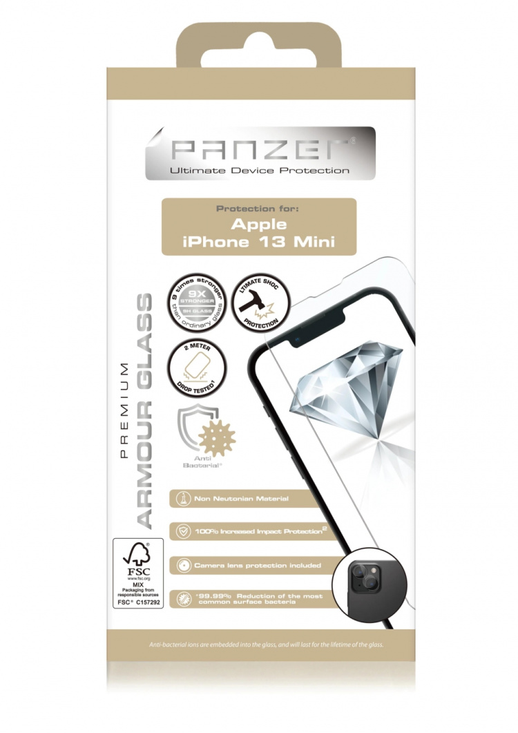 panzer iPhone 13 Mini Armour Glass