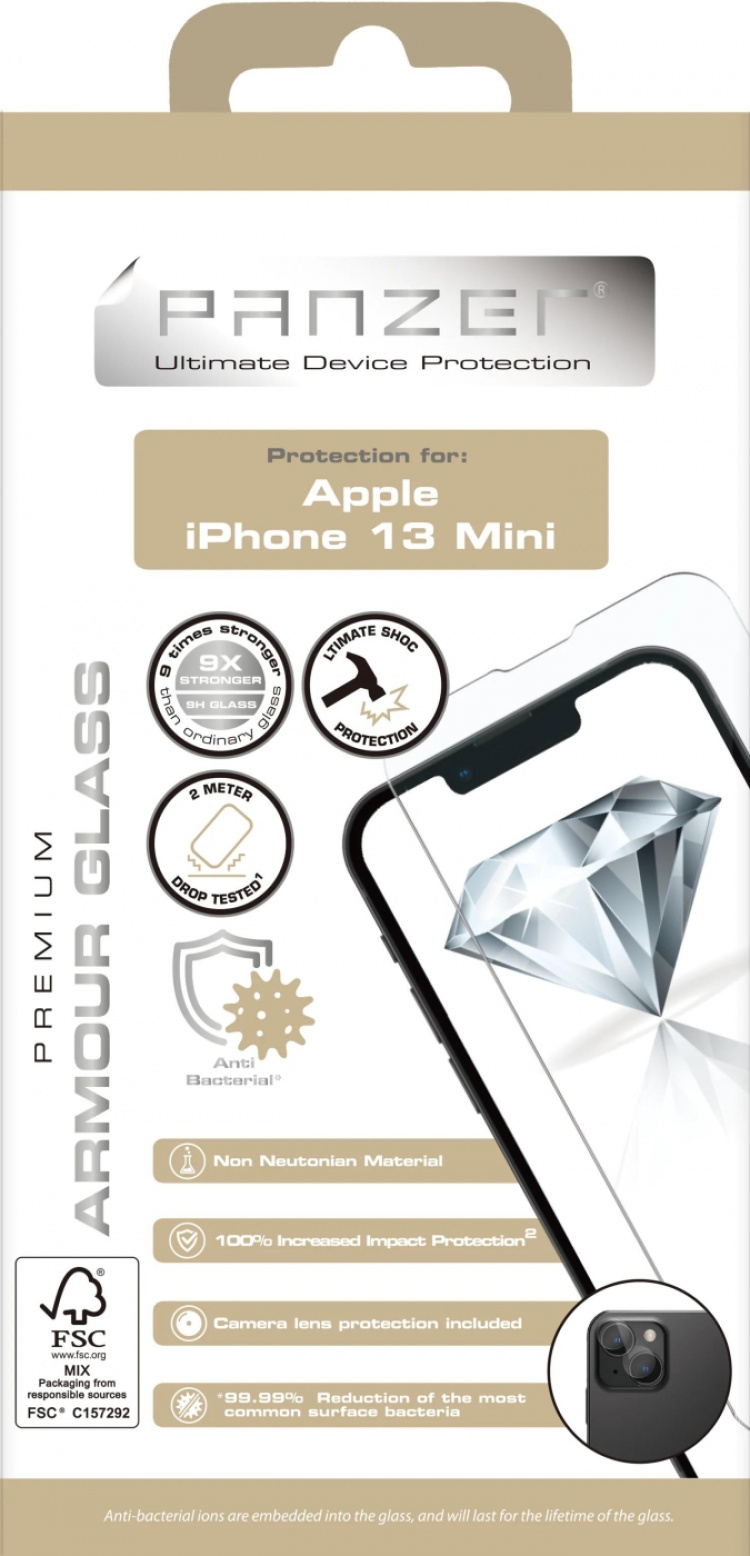 panzer iPhone 13 Mini Armour Glass