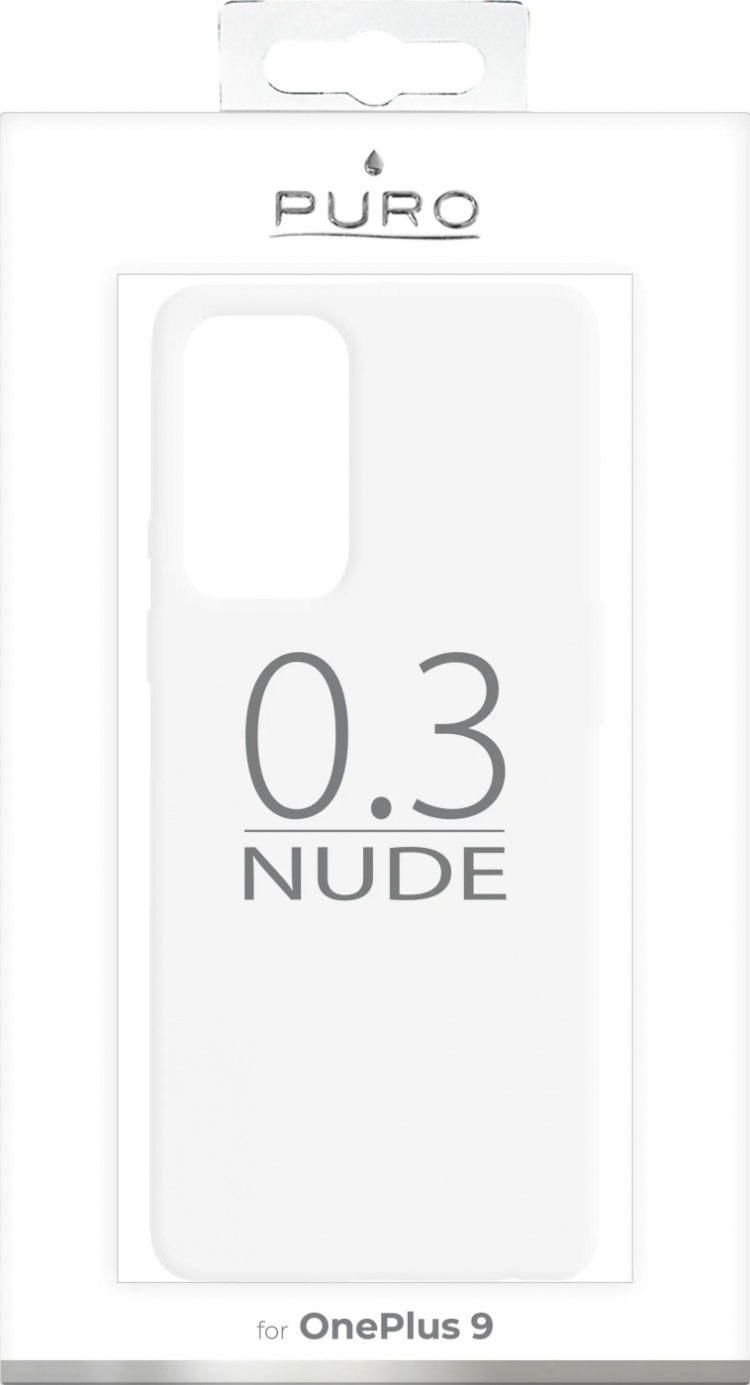 Puro OnePlus 9 0.3 Nude Cover, Transparent