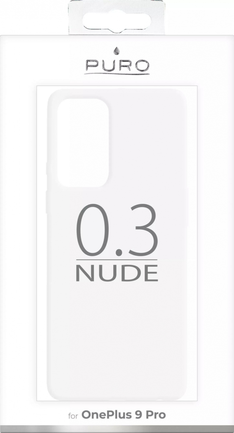 Puro OnePlus 9 Pro 0.3 Nude Cover, Transparent