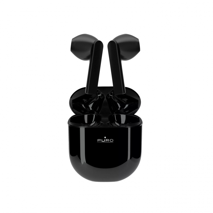 Puro ICON POD 2, Bluetooth-hörlurar med laddningsbas, svart Puro ICON POD 2, Bluetooth-hörlurar med laddningsbas, svart