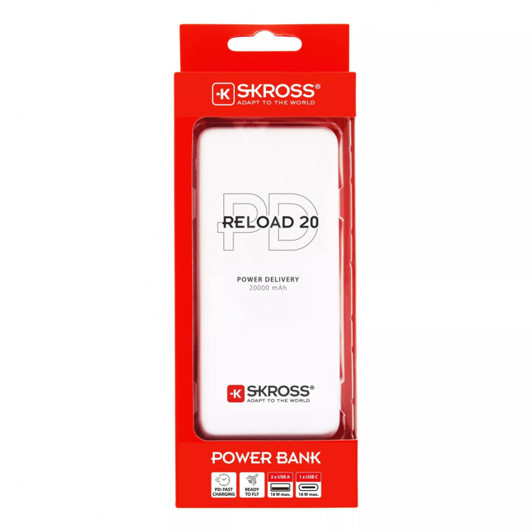SKROSS Reload 20, Power Bank, PD