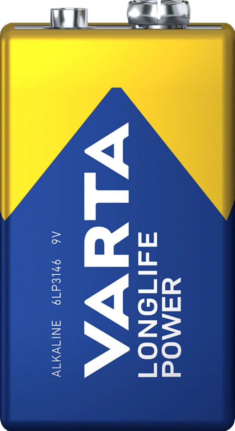 Varta Longlife Power 9V 2 Pack (B)