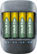 Varta Eco-Charger - Batteriladdare + 4st AA-Batterier (56816), 2100 mAh Varta Eco-Charger - Batteriladdare + 4st AA-Batterier (56816), 2100 mAh