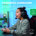 Trust GXT 490 Fayzo Gamingheadset 7.1 USB Eco Svart