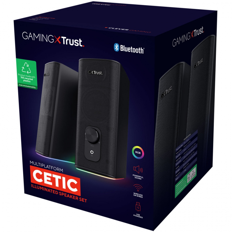Trust GXT 612 Cetic Gaming speakers Bluetooth