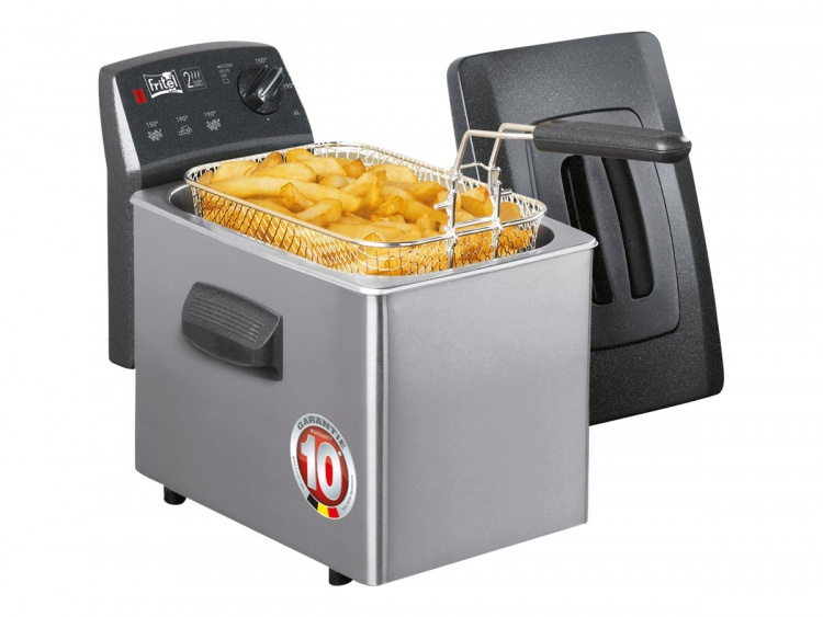 FRITEL TURBO SF Fritös 4 liter Antracit metallisk/silver