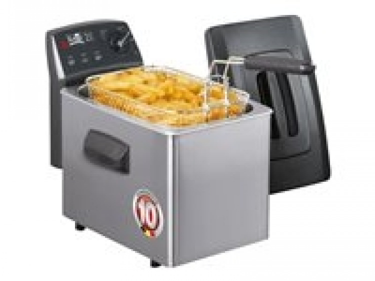 FRITEL TURBO SF Fritös 4 liter Antracit metallisk/silver