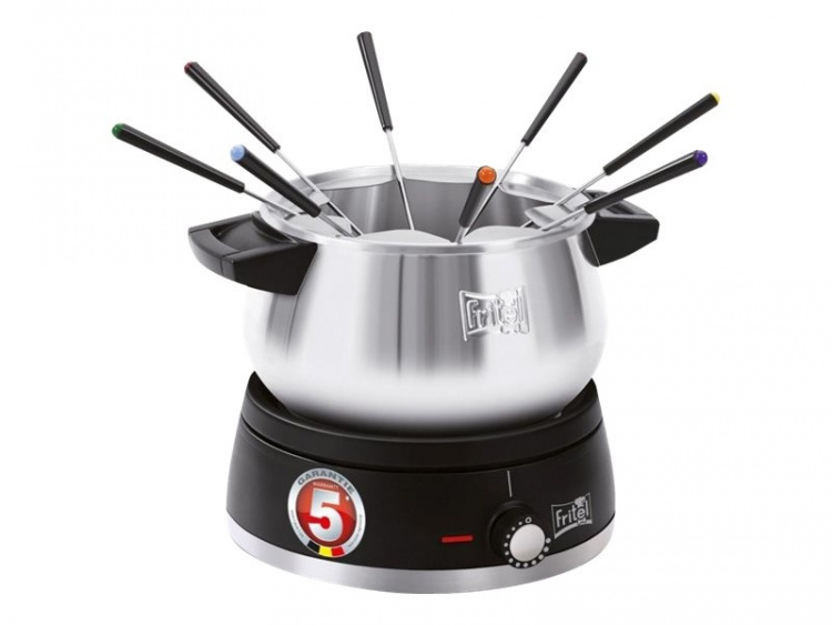 FRITEL Family Fonduegryta 1,5 liter Svart/rostfritt stål FRITEL Family Fonduegryta 1,5 liter Svart/rostfritt stål