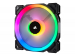 Corsair LL Series LL120 RGB Dual Light Loop Fläkt 1-pack Blå Grön Orange Lila Röd Vit Gul 120 mm