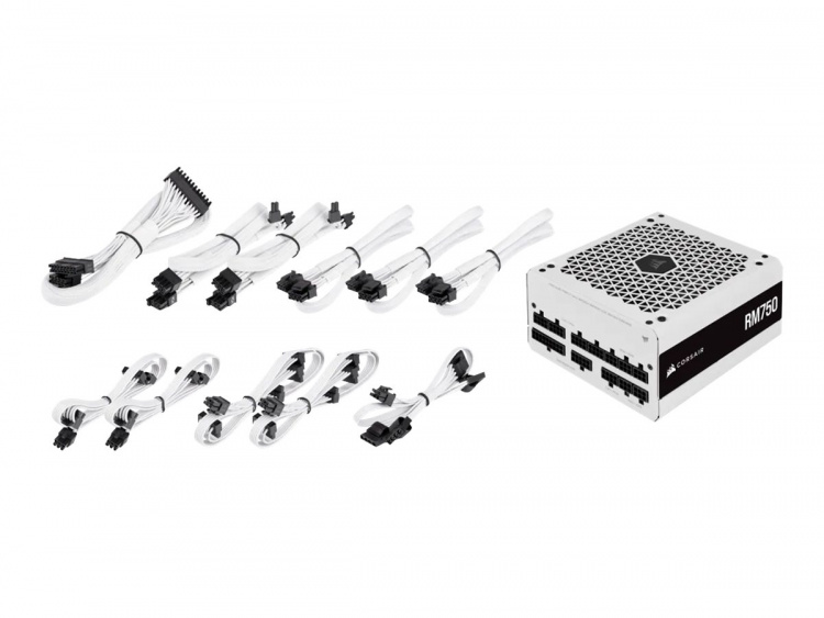 Corsair RM White Series RM750 Strömförsörjning 750Watt