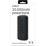 Celly PowerBank 20.000 mAh 10,5W Svart