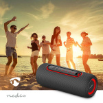 Nedis Bluetooth® Högtalare | Batteri 1 driftstid standardanvändning: 240 min | Handhållen design | 30 W | Stereo | Inbygd mikrofon | X5 | Synkroniseringsbar | Svart