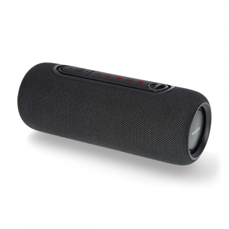 Nedis Bluetooth® Högtalare | Batteri 1 driftstid standardanvändning: 240 min | Handhållen design | 30 W | Stereo | Inbygd mikrofon | X5 | Synkroniseringsbar | Svart