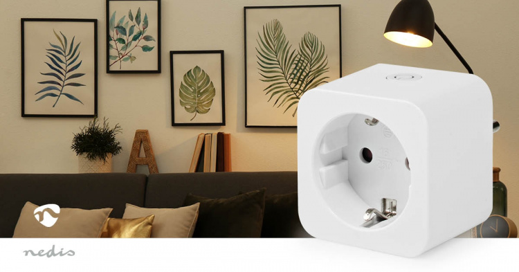 Nedis SmartLife Smart Plug | IP21 | Strömmätare | 3680 W | Hybrid (CEE 7/7) | 0 - 55 °C | Android™ / IOS | Vit | 1 st Nedis SmartLife Smart Plug | IP21 | Strömmätare | 3680 W | Hybrid (CEE 7/7) | 0 - 55 °C | Android™ / IOS | Vit | 1 st