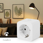Nedis SmartLife Smart Plug | IP21 | Strömmätare | 3680 W | Hybrid (CEE 7/7) | 0 - 55 °C | Android™ / IOS | Vit | 1 st Nedis SmartLife Smart Plug | IP21 | Strömmätare | 3680 W | Hybrid (CEE 7/7) | 0 - 55 °C | Android™ / IOS | Vit | 1 st