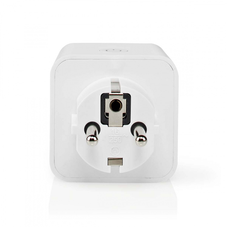 Nedis SmartLife Smart Plug | IP21 | Strömmätare | 3680 W | Hybrid (CEE 7/7) | 0 - 55 °C | Android™ / IOS | Vit | 1 st Nedis SmartLife Smart Plug | IP21 | Strömmätare | 3680 W | Hybrid (CEE 7/7) | 0 - 55 °C | Android™ / IOS | Vit | 1 st