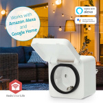 Nedis SmartLife Smart Plug | IP44 | Strömmätare | 3680 W | Type F (CEE 7/7) | -25 - 55 °C | Android™ / IOS | Vit | 1 st Nedis SmartLife Smart Plug | IP44 | Strömmätare | 3680 W | Type F (CEE 7/7) | -25 - 55 °C | Android™ / IOS | Vit | 1 st