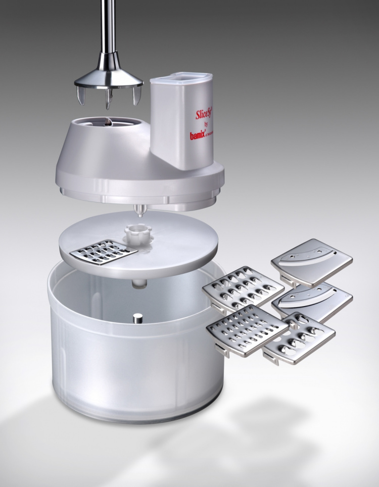 Bamix SliceSy -tillbehör, grå
