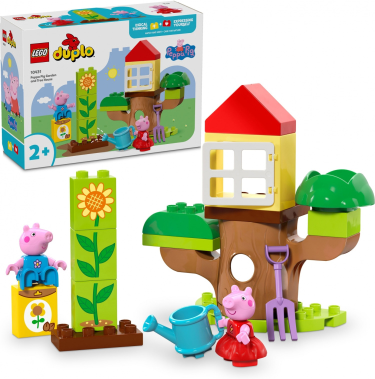LEGO DUPLO Peppa Pig - Pipsa gris gård och trädkoja