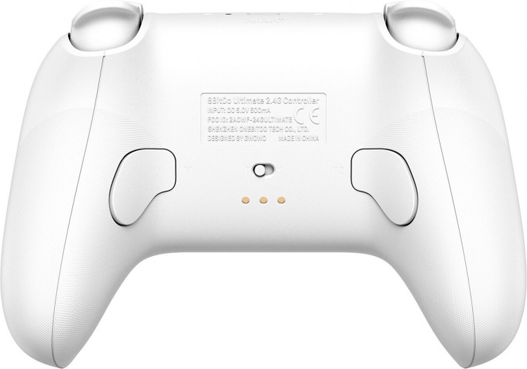 8BitDo Ultimate 2.4G trådlös handkontroll - Hall Edition trådlös spelkontroll, vit, PC / Android / macOS