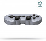 8BitDo SN30 Pro - Hall Edition trådlös spelkontroll, Grå, Switch / PC / Android