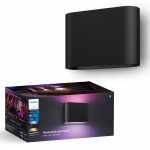 Philips Hue Dymera Vägglampa inom- och utomhus White and Color Ambiance Svart Philips Hue Dymera Vägglampa inom- och utomhus White and Color Ambiance Svart