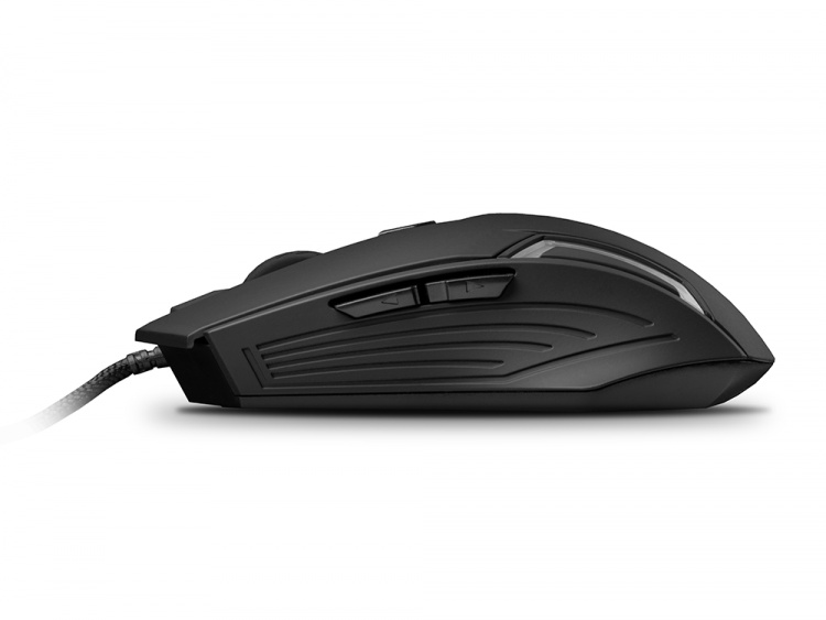 Liocat MX 357C - Gamingmus med LED-Belysning, Svart