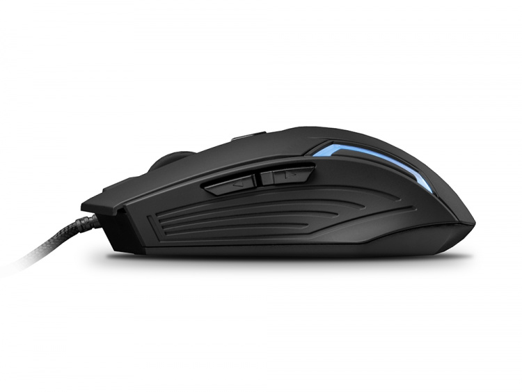 Liocat MX 357C - Gamingmus med LED-Belysning, Svart