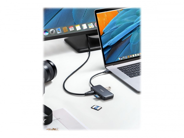 Anker USB C hub/adapter dockningsstation