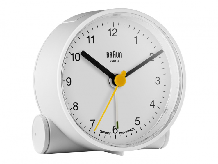Braun BNC001 Analog väckarklocka vit
