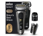Braun Series 9 Pro+ 9575cc Rakapparat för vått och torrt, Noble Metal