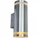 Llitt Nils II Väggarmatur 2xGU10-sockel IP44 Aluminium