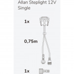 Llitt Allan Steplight 1-pack 12V 3000K 5lm IP67