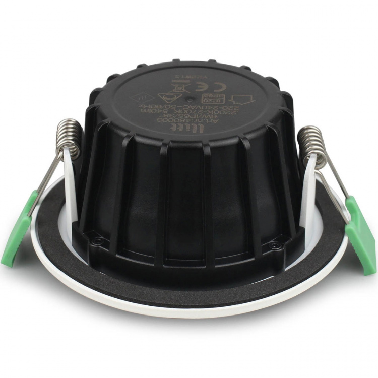 Llitt Ellen Infälld downlight Dim-to-Warm 520lm IP65 3-pack Vit Llitt Ellen Infälld downlight Dim-to-Warm 520lm IP65 3-pack Vit