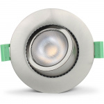 Llitt Ellen Infälld downlight Dim-to-Warm 520lm IP65 3-pack Borstad stål Llitt Ellen Infälld downlight Dim-to-Warm 520lm IP65 3-pack Borstad stål