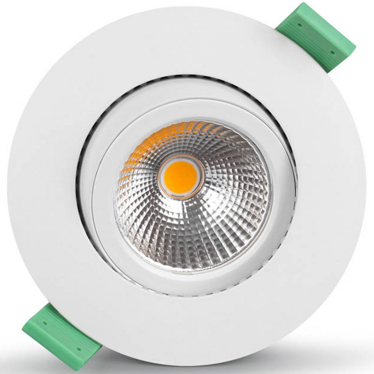Llitt Lisa Dimbar Infälld downlight 3000K 600lm IP65 3-pack Vit