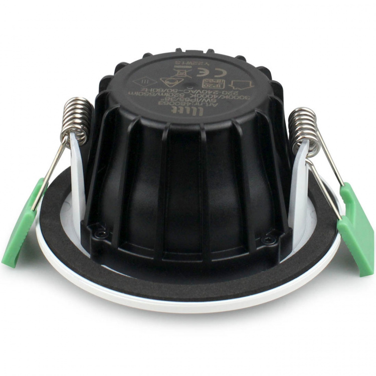 Llitt Sanna Dimbar Infälld downlight 3000K/4000K 520lm IP65 1-pack Vit Llitt Sanna Dimbar Infälld downlight 3000K/4000K 520lm IP65 1-pack Vit