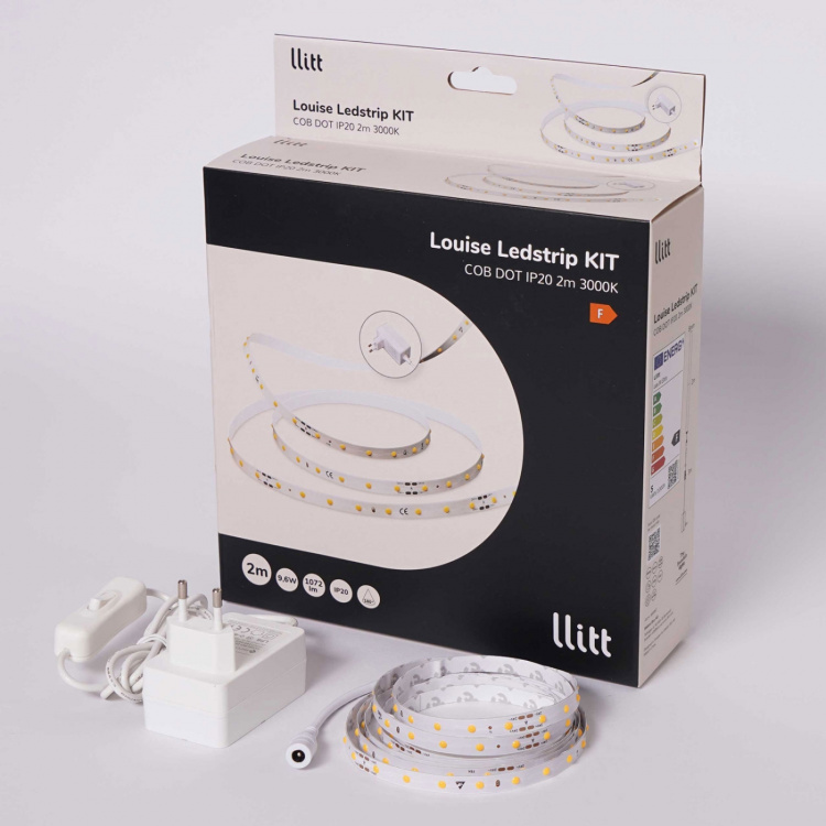 Llitt Louise Ledstrip kit COB-LED DOT IP20 2m??? 3000K??? Llitt Louise Ledstrip kit COB-LED DOT IP20 2m??? 3000K???