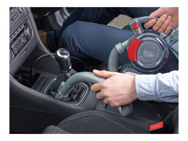 BLACK+DECKER DustBuster Flexi Auto PD1200AV Handdammsugare 12,5W 0,56 liter Röd/grå BLACK+DECKER DustBuster Flexi Auto PD1200AV Handdammsugare 12,5W 0,56 liter Röd/grå