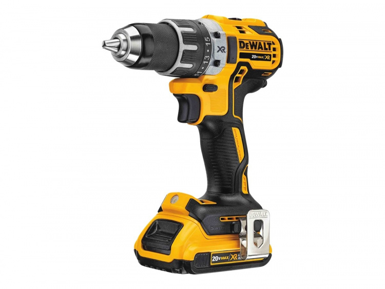 DeWALT DCD791D2 borrskruvdragare 2 batterier ingår Nyckellös chuck