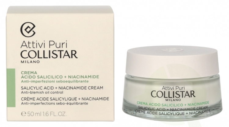 Collistar Attivi Puri Salicylic Acid + Niacinamide Cream 50 ml