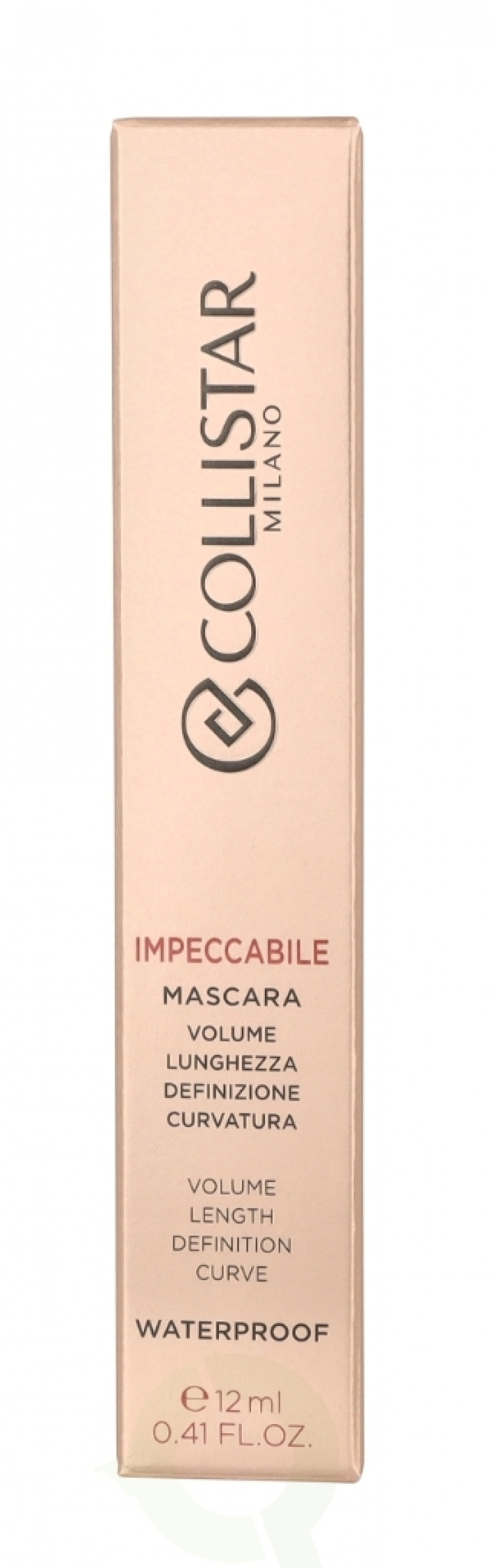 Collistar Impeccabile Mascara Waterproof 12 ml Ultra Nero/Black