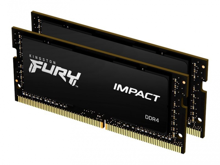 Kingston FURY Impact DDR4 32GB kit 2666MHz CL15 Ikke-ECC SO-DIMM 260-PIN