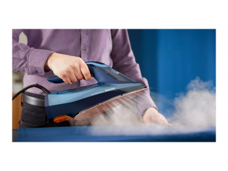 Philips Azur 8000 Series DST8020 Ångstrykjärn 3000W Blå Lila