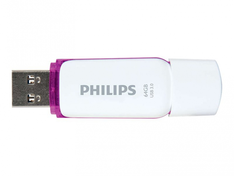 Philips FM64FD75B Snow edition 3.0 64GB USB 3.0 Lila Vit