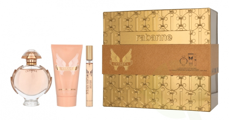 Paco Rabanne Olympea Giftset 135 ml Edp Spray 50ml/Travel Spray 10ml/Body Lotion 75ml