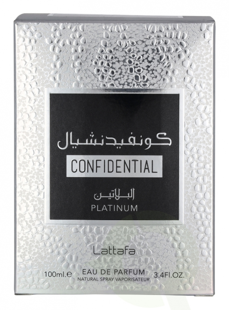 Lattafa Confidential Platinum Edp Spray 100 ml