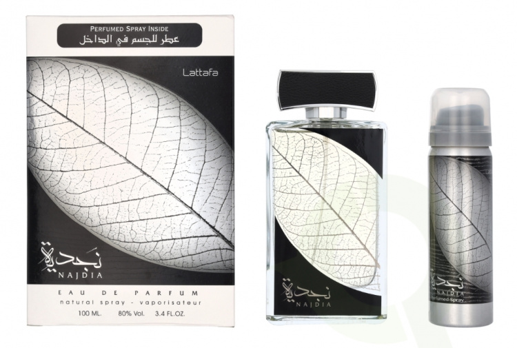 Lattafa Najdia Giftset 150 ml Edp Spray 100ml/Deodorant Spray 50ml