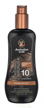 Australian Gold Spray Gel With Instant Bronzer Sunscr. SPF10 237 ml